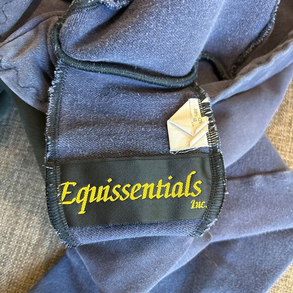Vintage Equissentials Pants Breeches Blue and Gray Made in USA - Picture 3 of 9